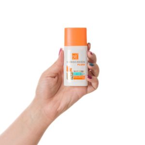 ضد آفتاب فلوئید مای مدل هیالورونیک اسید SPF50 حجم 50 میلی لیتر